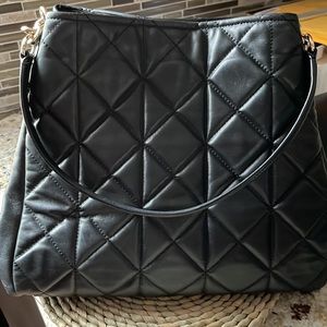 Black Quilted Coach Purse
